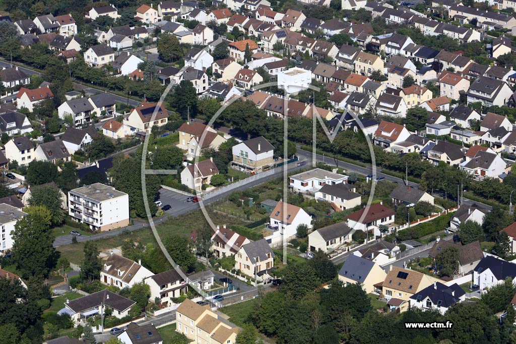 Photo arienne de Palaiseau (la Batterie de la Pointe)