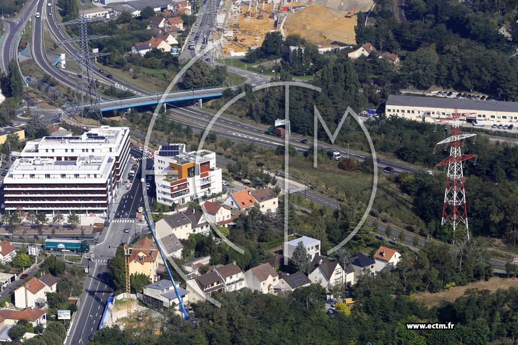 Photo arienne de Palaiseau (le Quartier du Val)