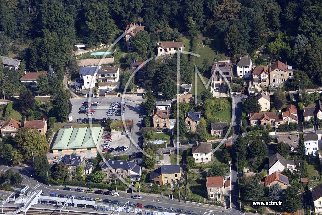Photo arienne de Palaiseau (Lozre)