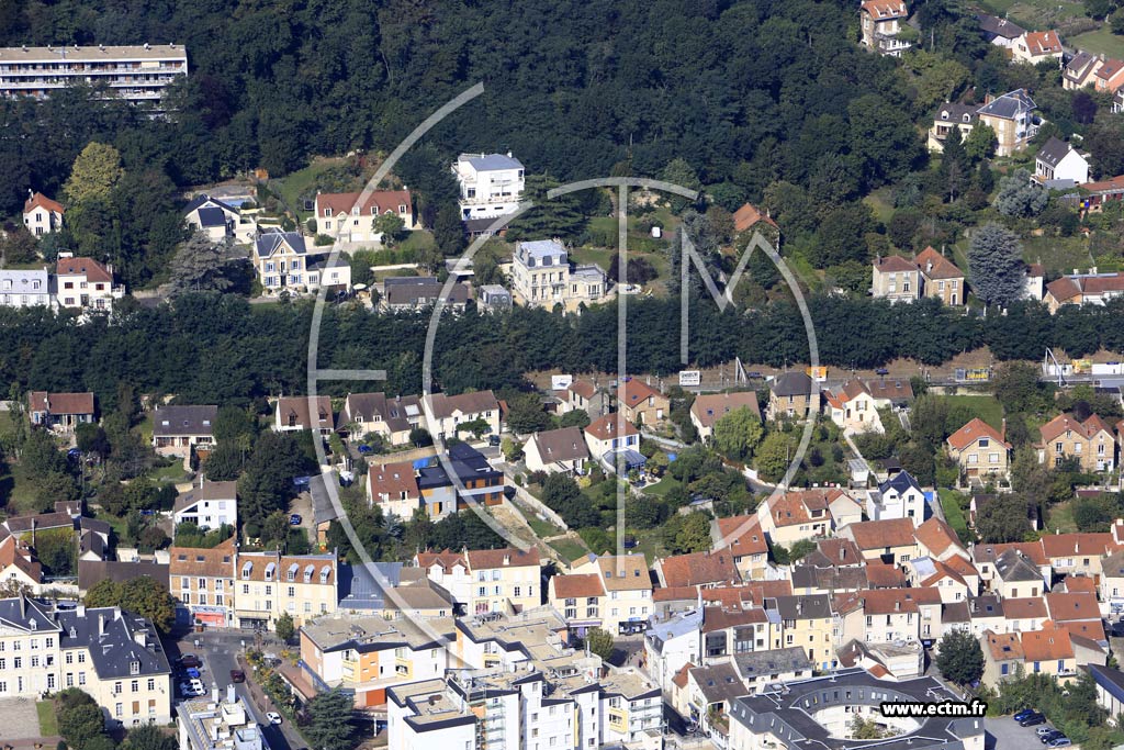 Photo arienne de Palaiseau (Quartier de la Gare)