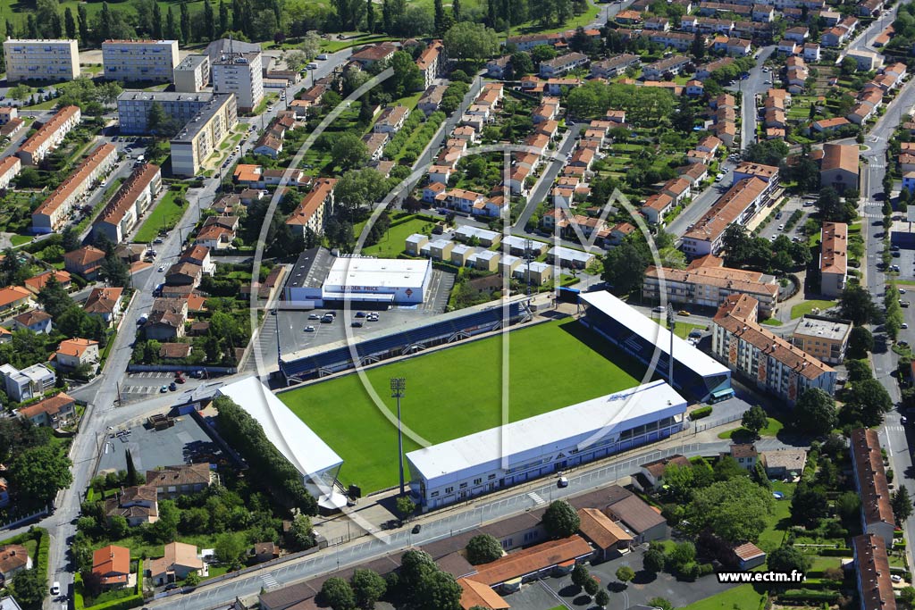 Photo arienne de Castres (Stade Pierre-Antoine)