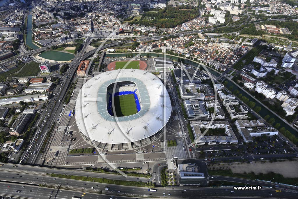 Photo arienne de Saint-Denis (Stade de France)