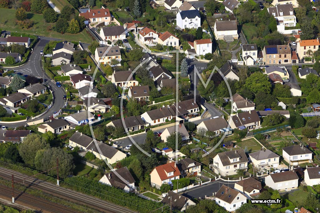 Photo arienne de Cesson (le Sentier Vert)