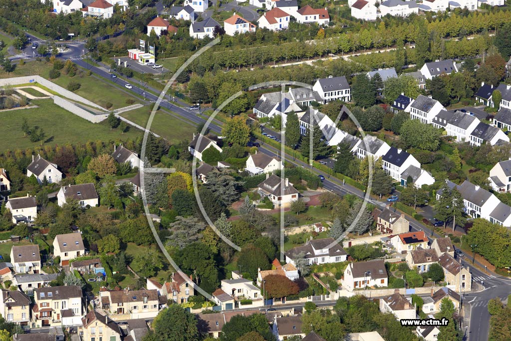 Photo arienne de Cesson (le Sentier Vert)