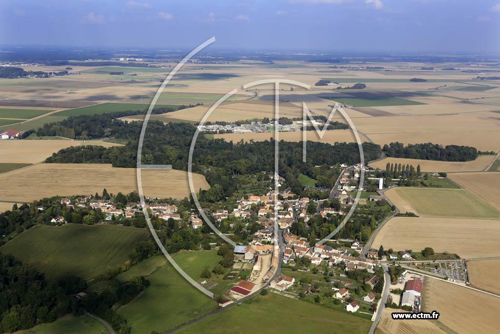 Photo arienne de Champeaux