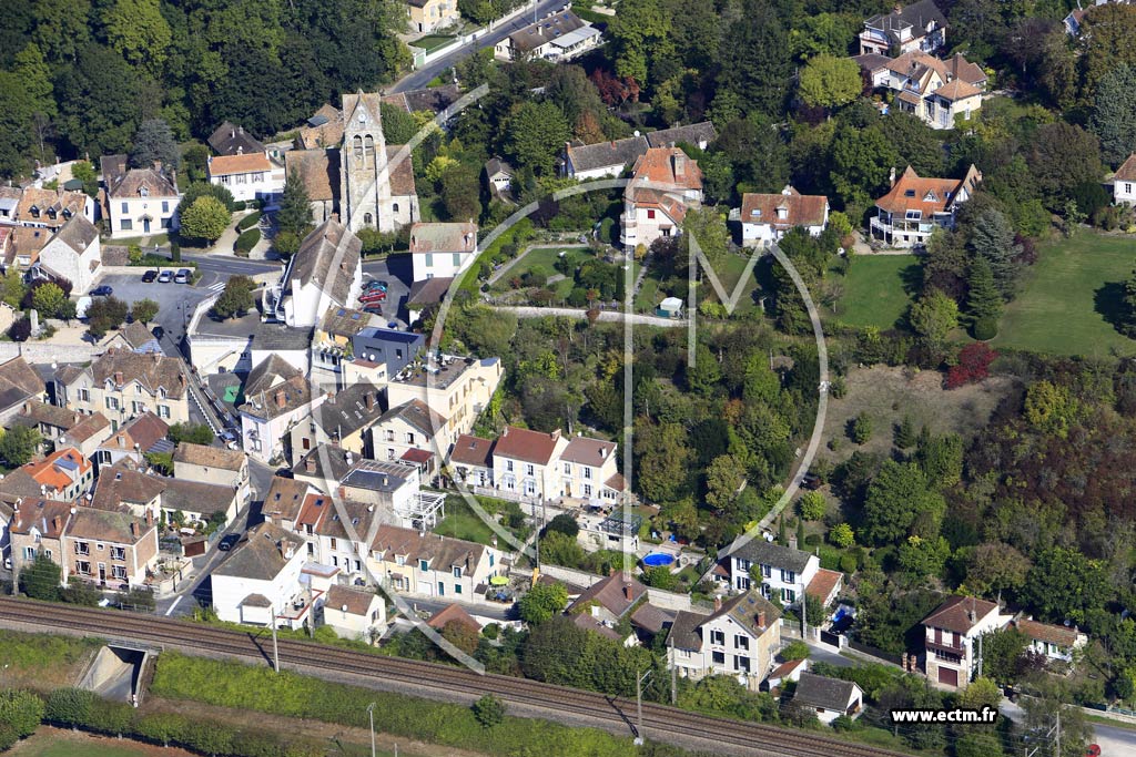 Photo arienne de Fontaine-le-Port