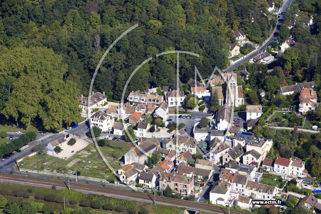 Photo arienne de Fontaine-le-Port