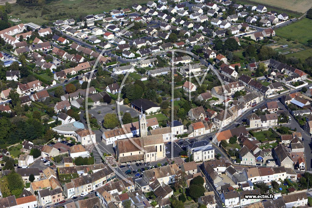 Photo arienne de Le Chtelet-en-Brie