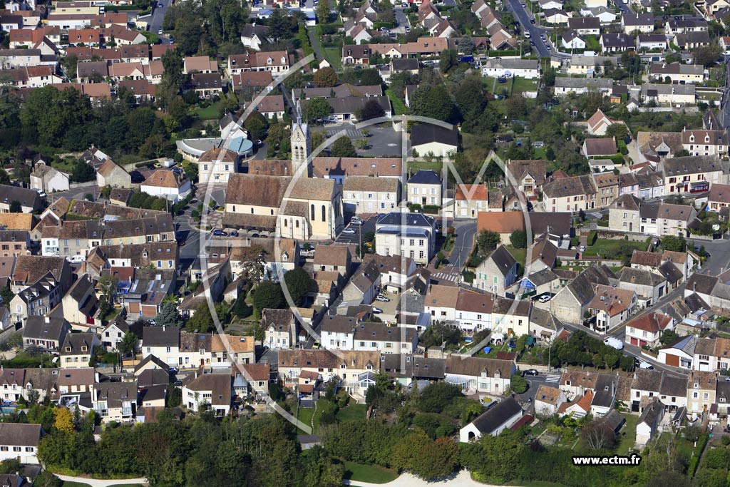 Photo arienne de Le Chtelet-en-Brie
