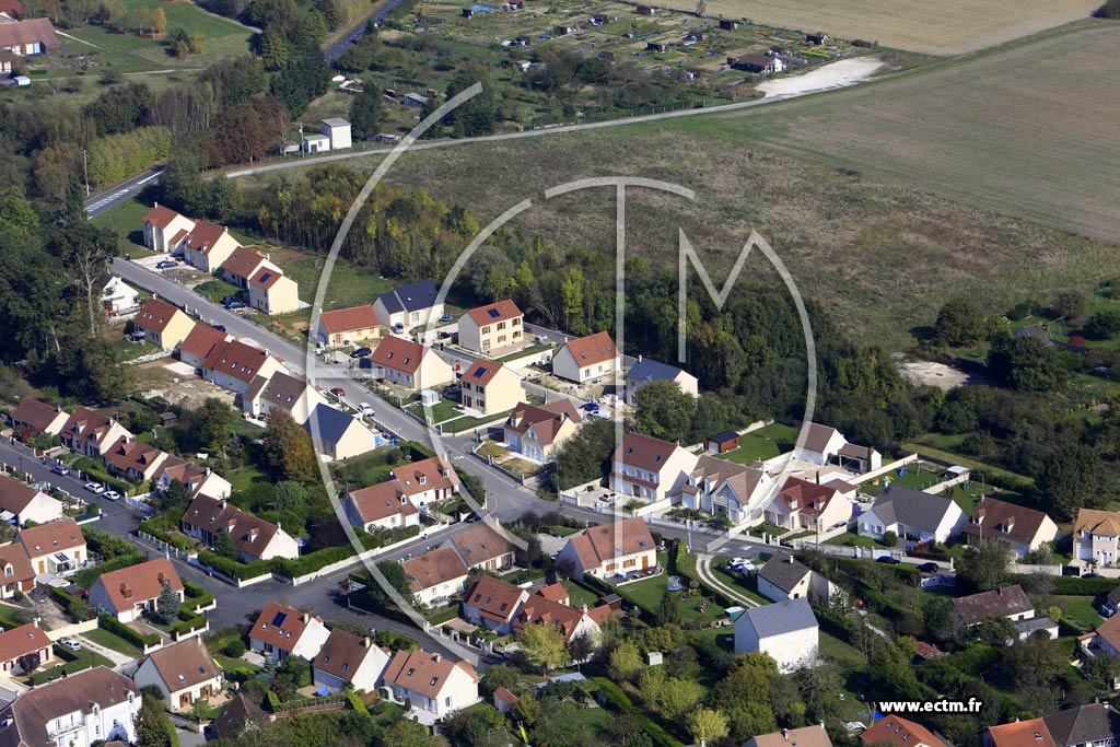Photo arienne de Le Chtelet-en-Brie (le Clos d'Audebert)