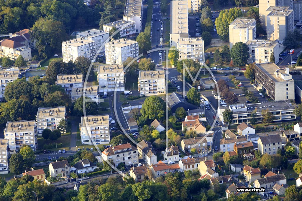 Photo arienne de Le Me-sur-Seine (la Croix Blanche)