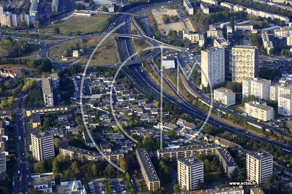 Photo arienne de Le Me-sur-Seine (Quartier Plein Ciel)