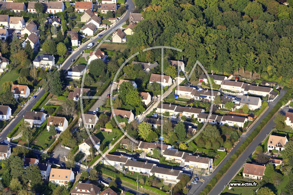 Photo arienne de Livry-sur-Seine (Quartier de l'Avenue de la Gare)