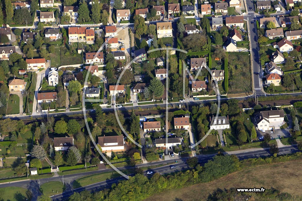 Photo arienne de Livry-sur-Seine (Quartier de la Rue de Melun)