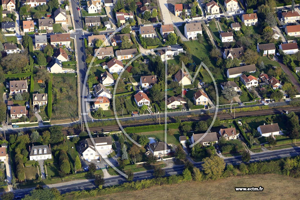 Photo arienne de Livry-sur-Seine (Quartier de la Rue de Melun)