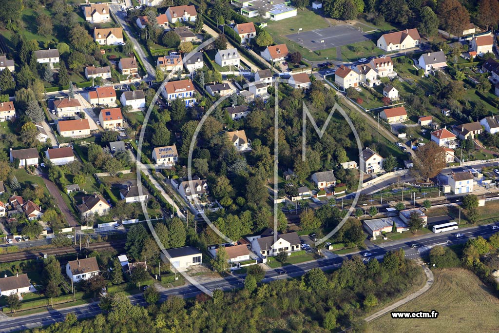 Photo arienne de Livry-sur-Seine (Quartier de la Rue de Melun)