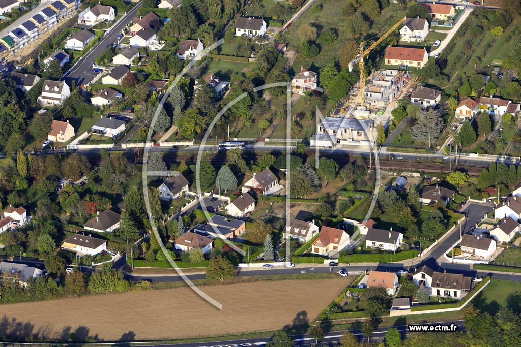 Photo arienne de Livry-sur-Seine (Quartier de la Rue de Melun)
