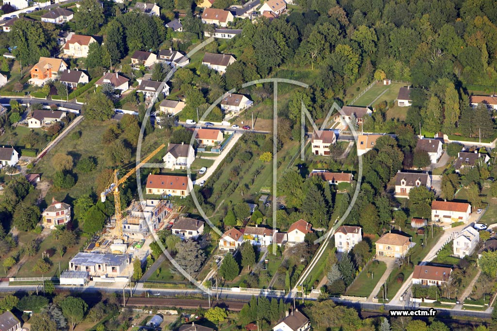Photo arienne de Livry-sur-Seine (Quartier de la Rue de Melun)
