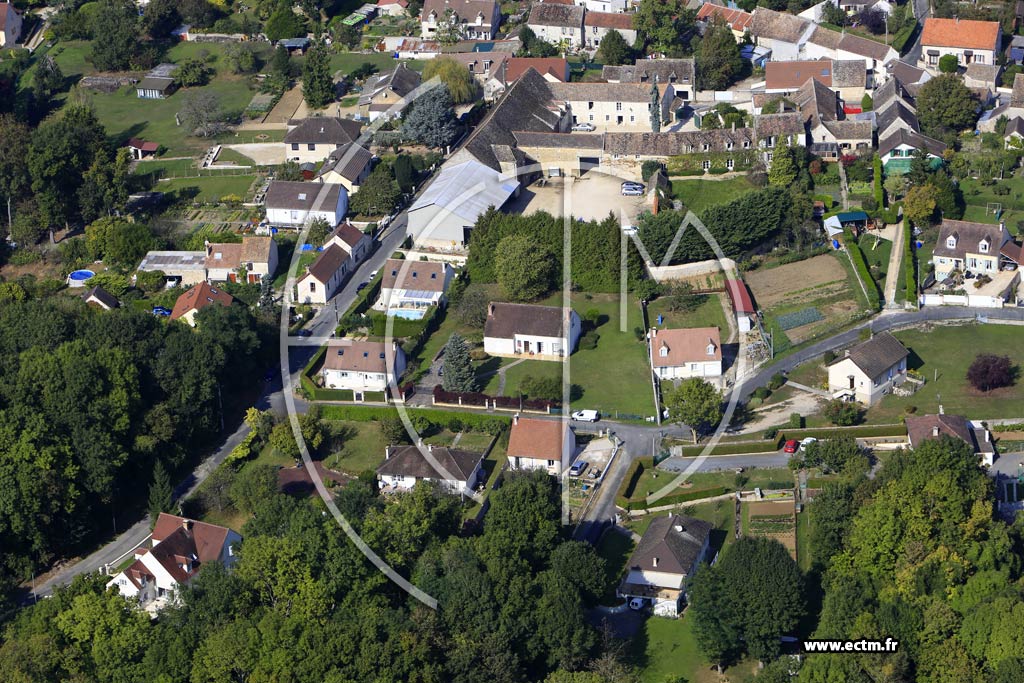 Photo arienne de Moisenay (le Monceau)