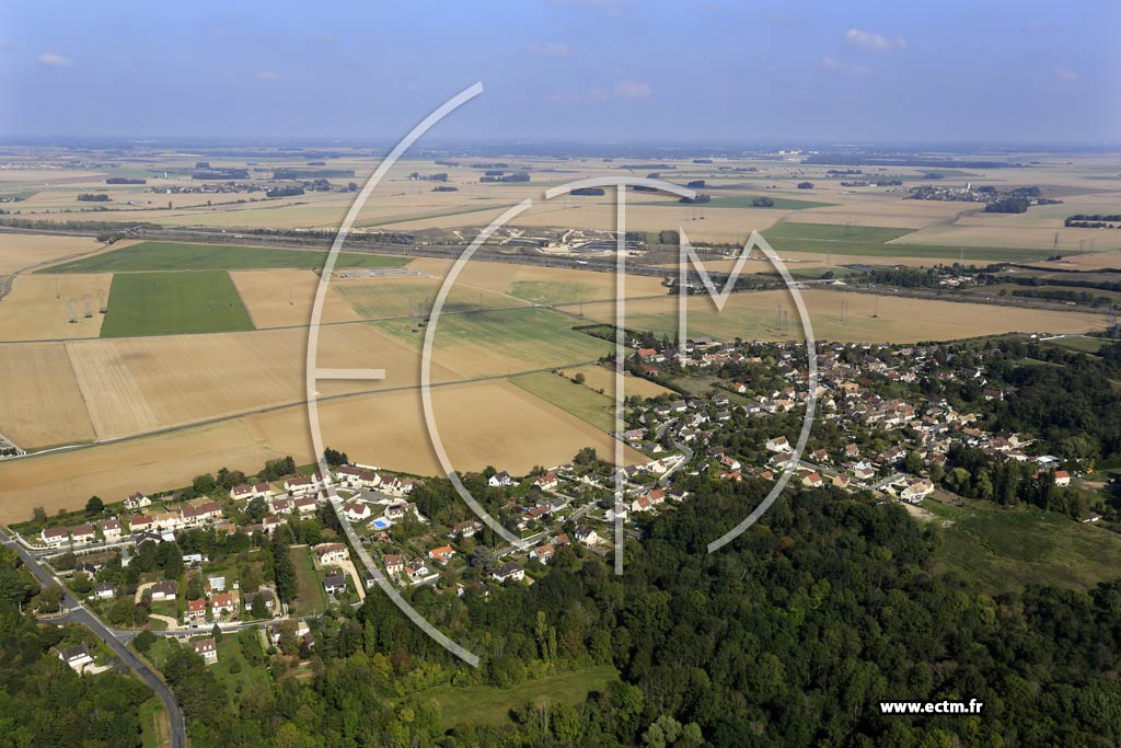 Photo arienne de Moisenay (Petit Moisenay)