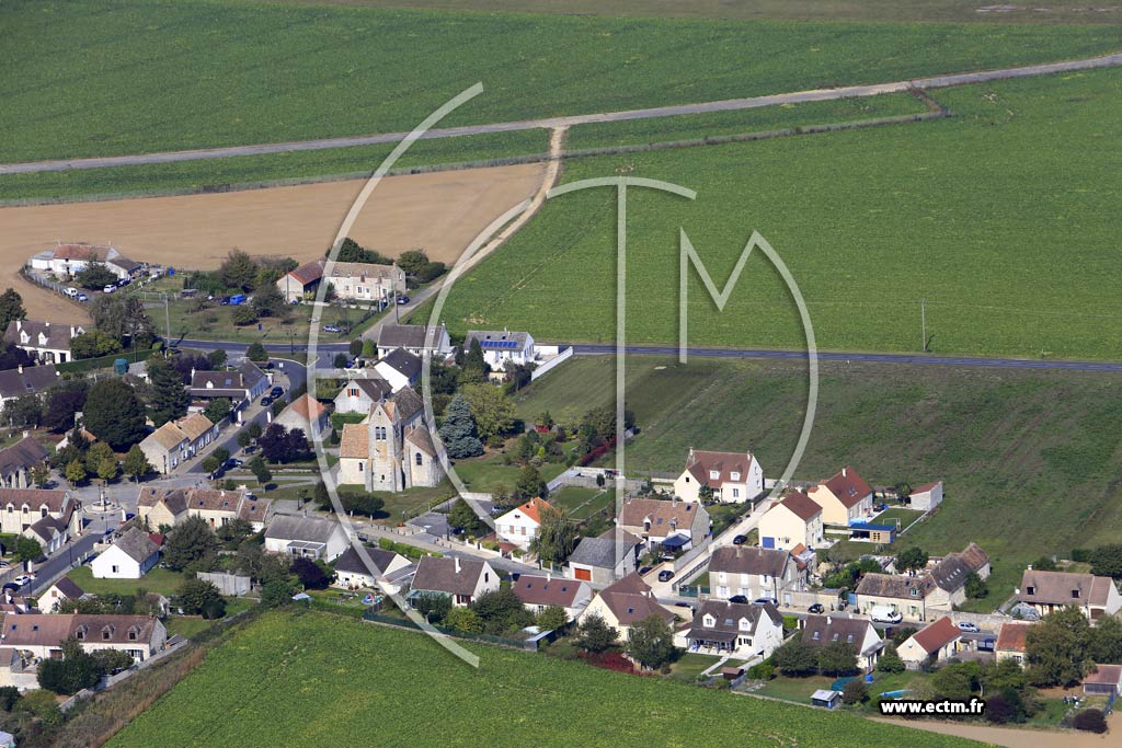 Photo arienne de Montereau-sur-le-Jard