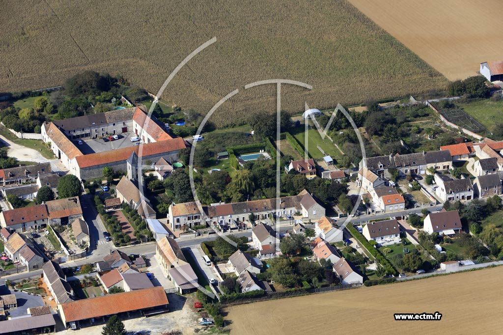 Photo arienne de Montereau-sur-le-Jard