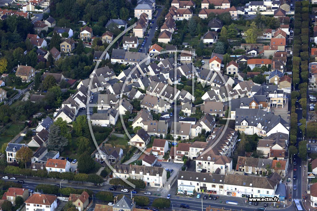 Photo arienne de Saint-Fargeau-Ponthierry