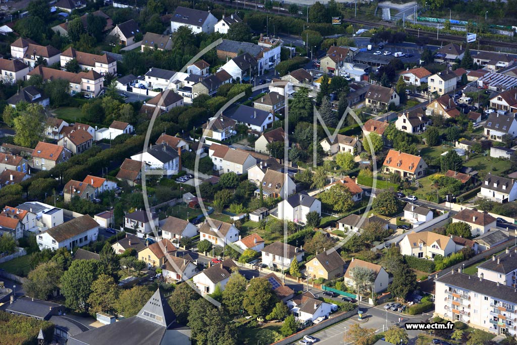 Photo arienne de Saint-Fargeau-Ponthierry