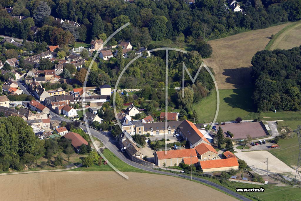 Photo arienne de Saint-Fargeau-Ponthierry (Auxonnettes)