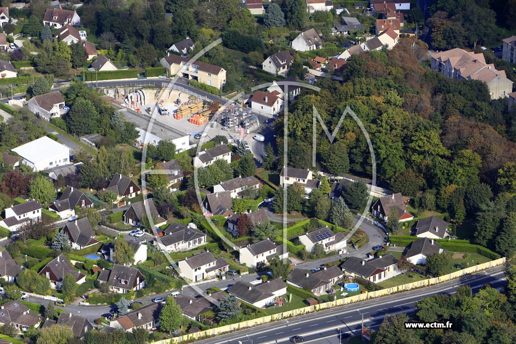 Photo arienne de Saint-Fargeau-Ponthierry (les Bergres)