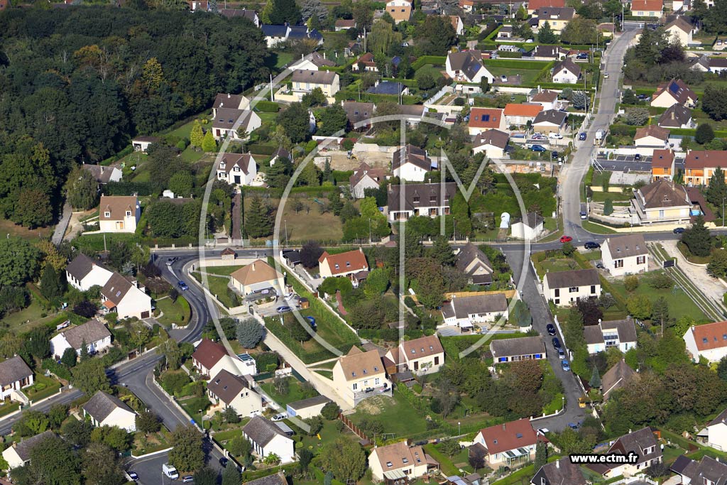 Photo arienne de Saint-Fargeau-Ponthierry (les Bergres)