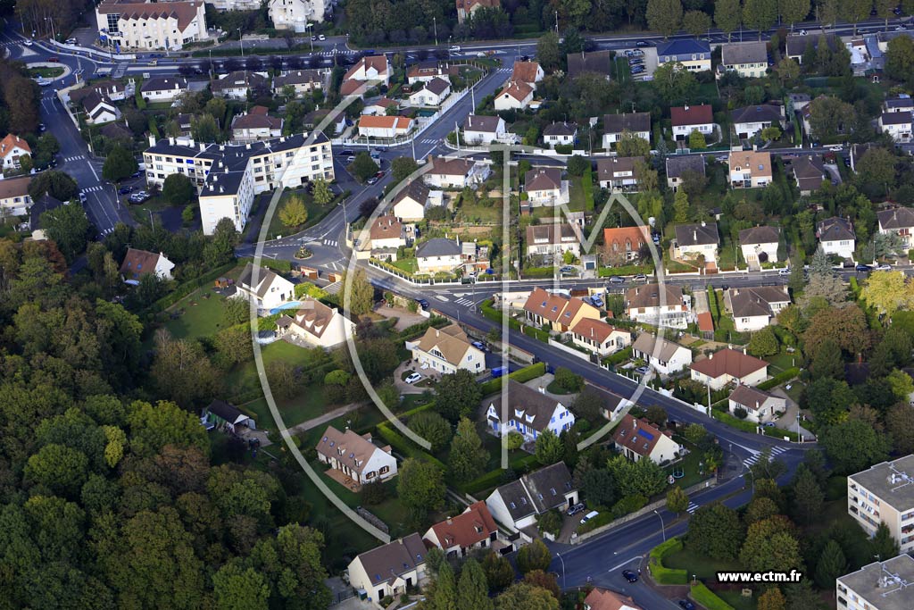 Photo arienne de Saint-Fargeau-Ponthierry (les Bordes)