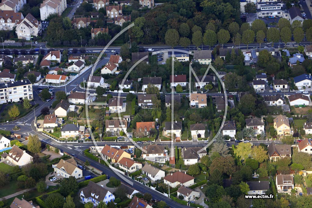 Photo arienne de Saint-Fargeau-Ponthierry (les Bordes)