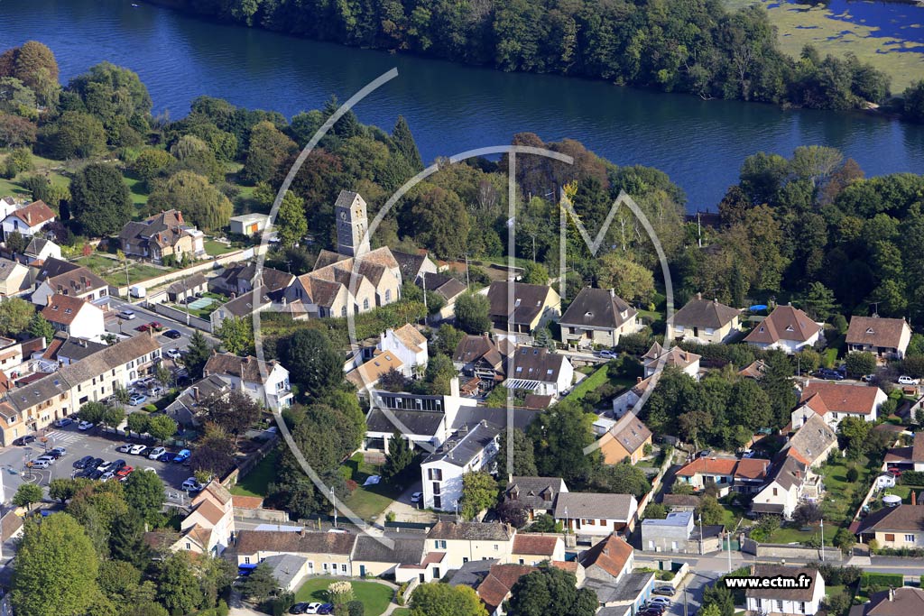 Photo arienne de Saint-Fargeau-Ponthierry (Saint-Fargeau)