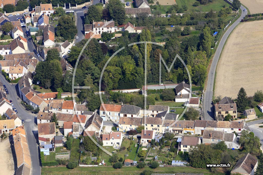 Photo arienne de Saint-Mry