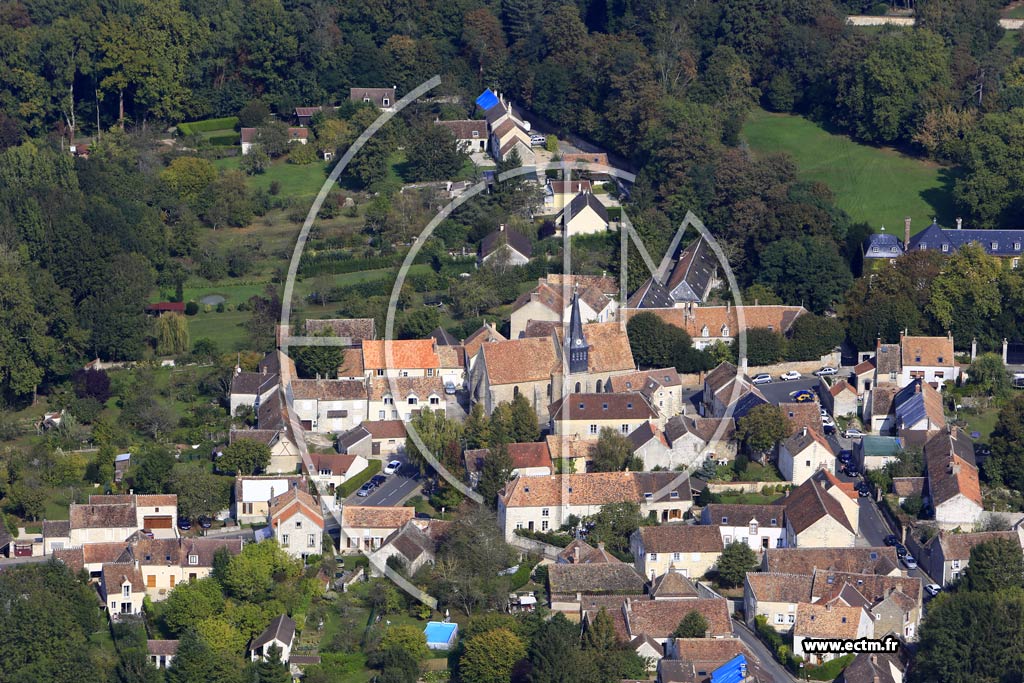 Photo arienne de Saint-Mry