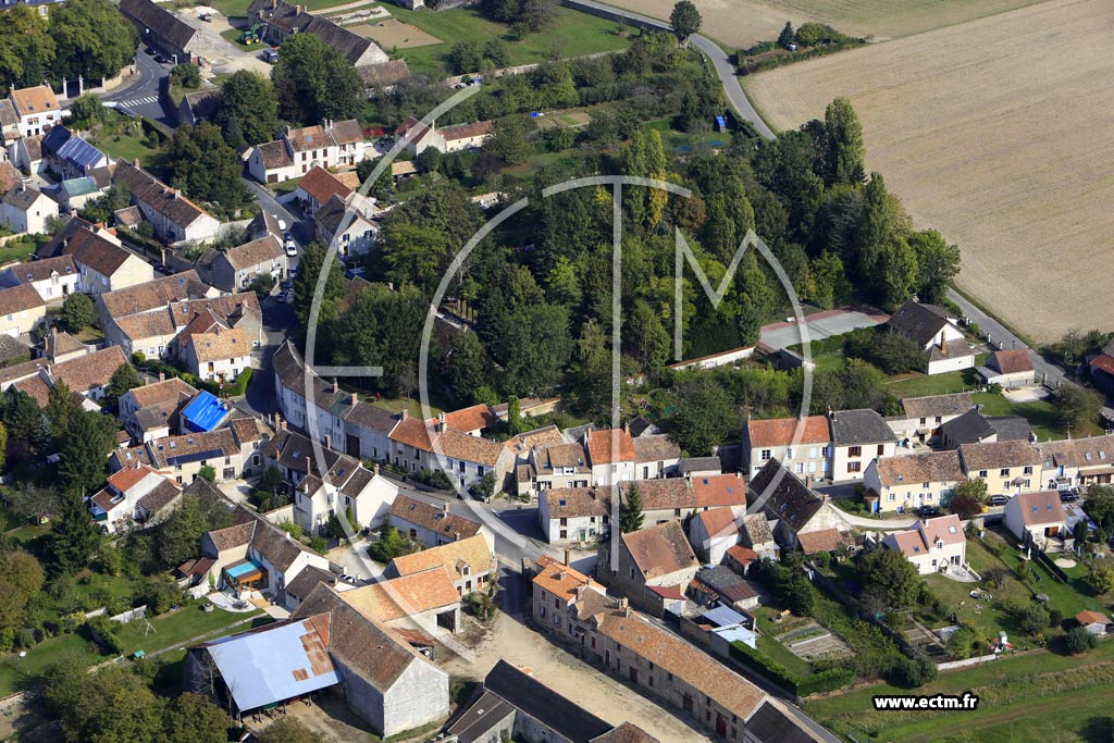 Photo arienne de Saint-Mry