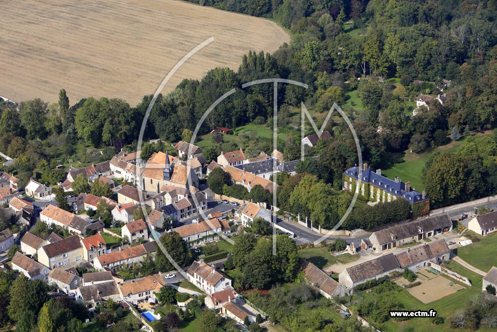 Photo arienne de Saint-Mry