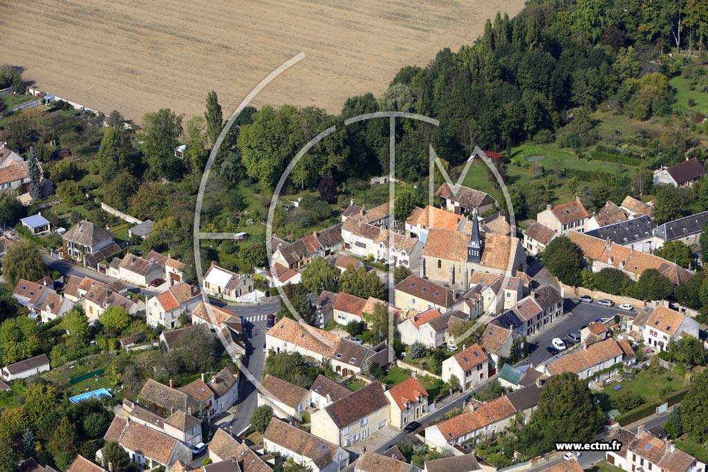 Photo arienne de Saint-Mry