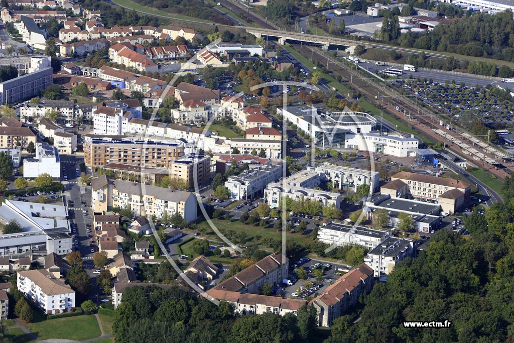 Photo arienne de Savigny-le-Temple (les Rivires)