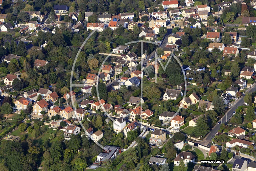 Photo arienne de Vaux-le-Pnil