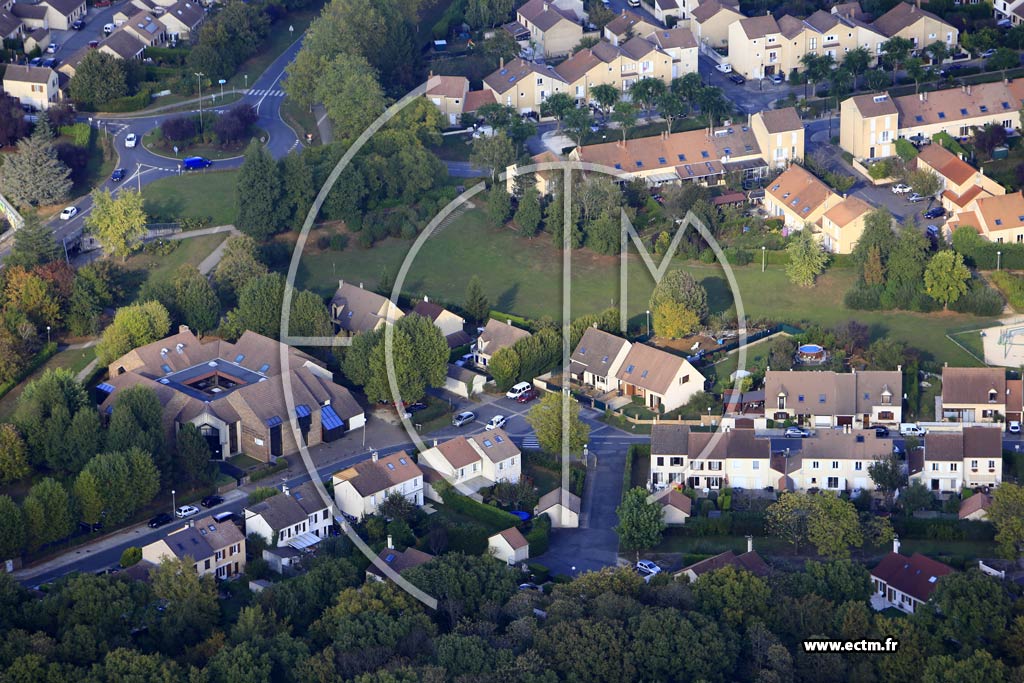 Photo arienne de Vert-Saint-Denis (la Ramonerie)
