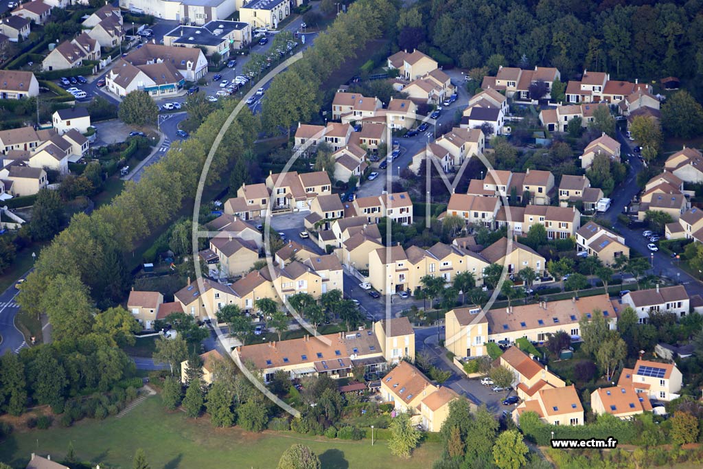 Photo arienne de Vert-Saint-Denis (la Ramonerie)