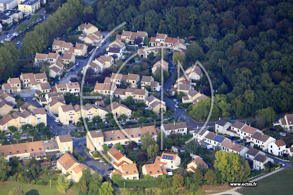 Photo arienne de Vert-Saint-Denis (la Ramonerie)