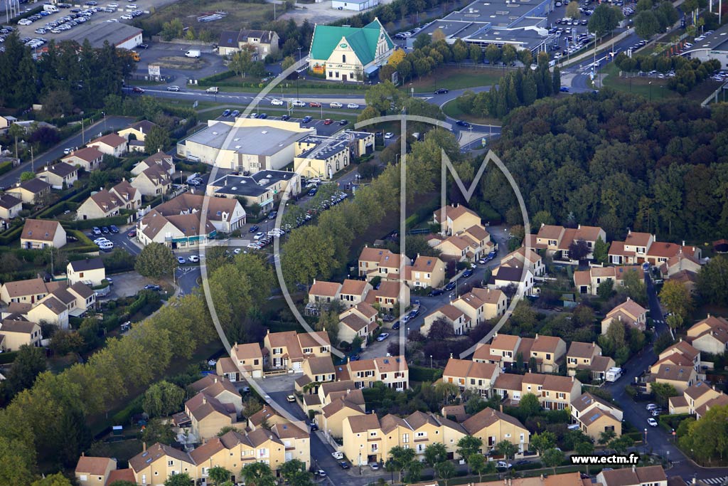 Photo arienne de Vert-Saint-Denis (la Ramonerie)