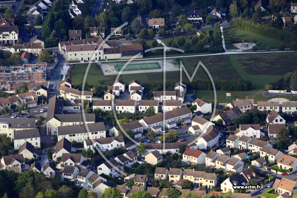 Photo arienne de Vert-Saint-Denis (la Valle de Bailly)