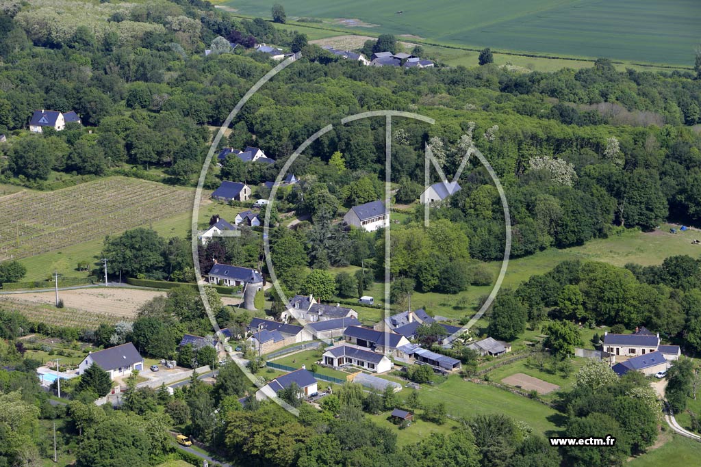 Photo arienne de Blaison-Gohier (le Bourgneuf)