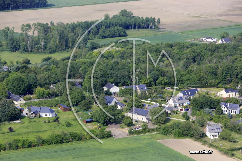 Photo arienne de Blaison-Gohier (les Moulins Viau)