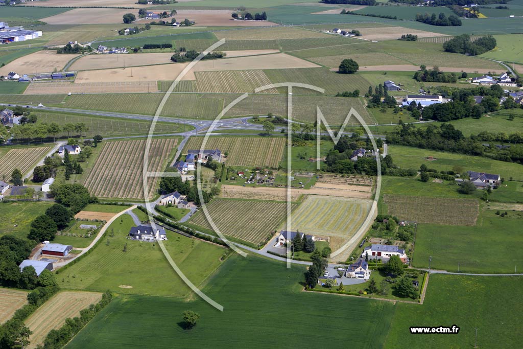 Photo arienne de Brissac-Quinc (la Gachetire)