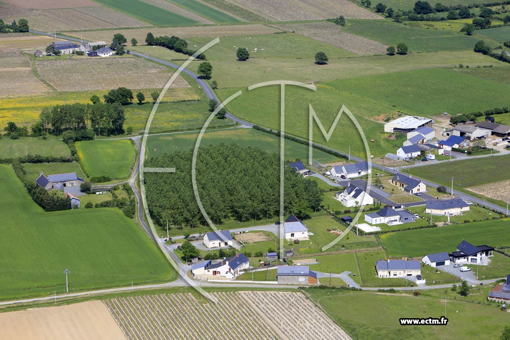 Photo arienne de Faye-d'Anjou (la Maison Neuve)